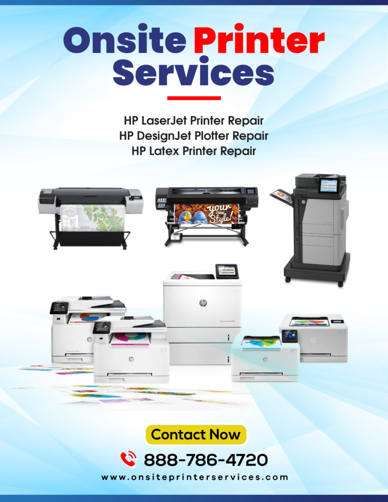 HP Designjet plotter pritner repair Los Angeles, Orange County, Orange County, San Bernardino County, California